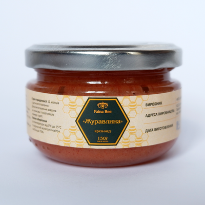 Creamed Honey Cranberry 150 gr