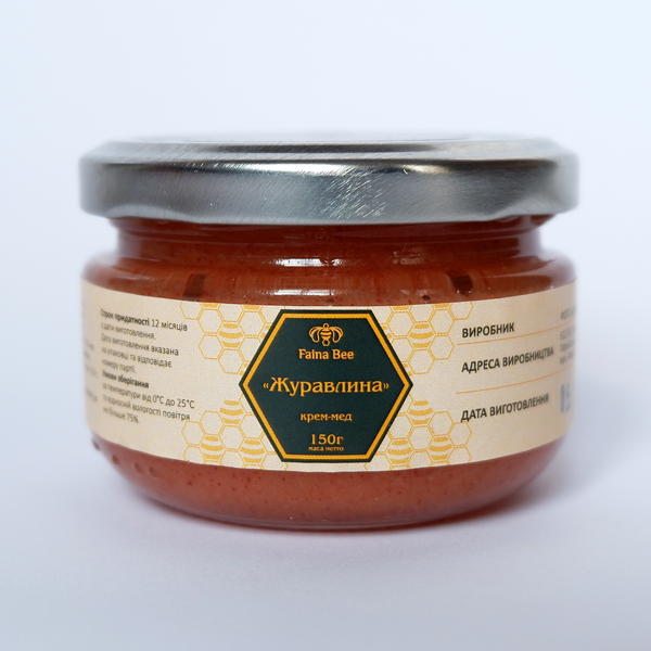 Creamed Honey Cranberry 150 gr